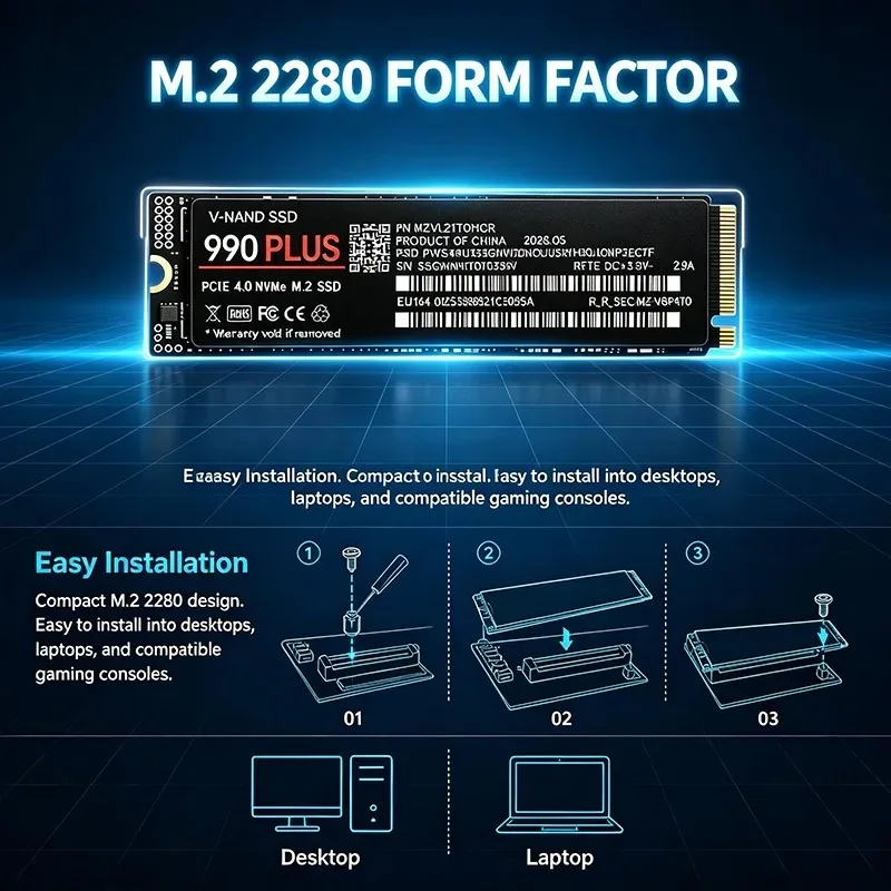 990 Plus NVMe M.2 2280 PCIe 4. - M.2 Nvme 4Tb Pcie 4.0 Ssd reseña y precio