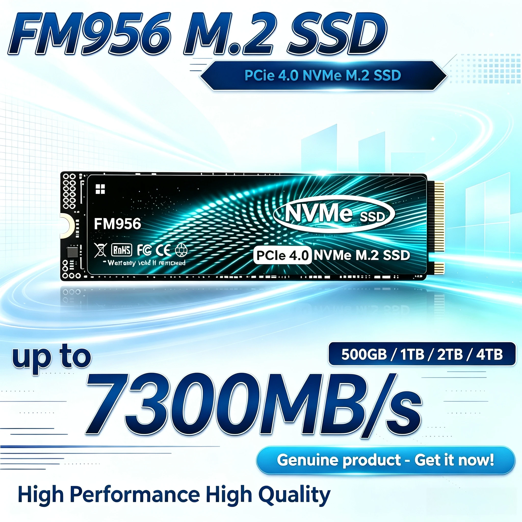 SSD NVMe M.2 2280 FM956 Origin - M.2 Nvme 4Tb Pcie 4.0 Ssd reseña y precio