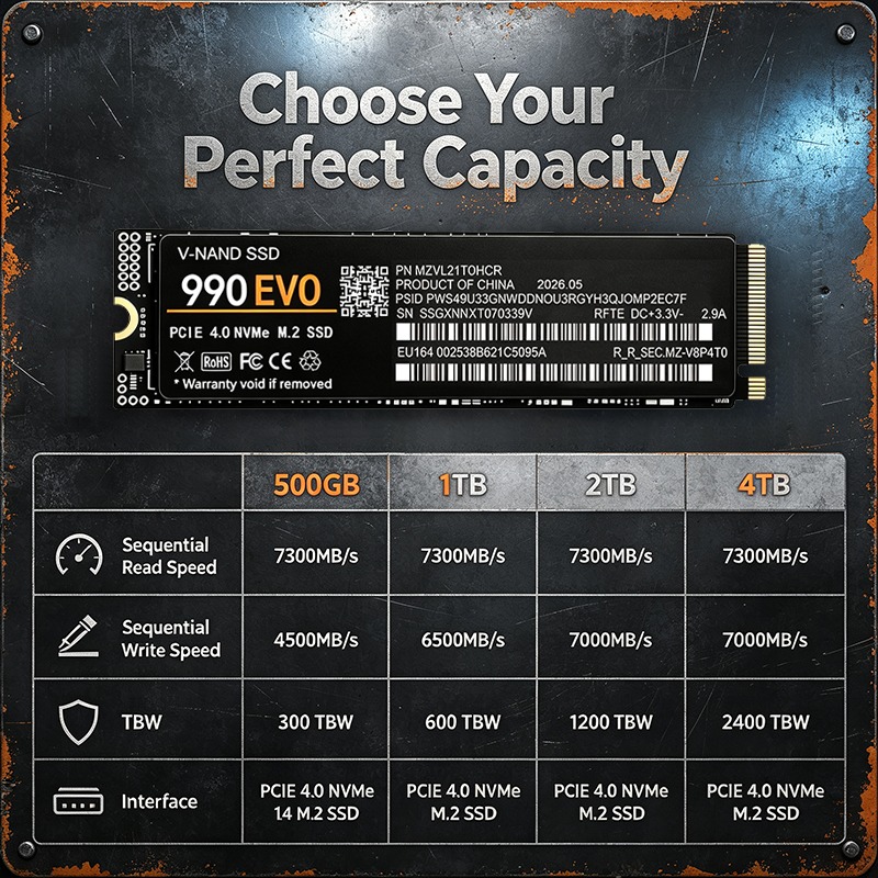 990 EVO M.2 2280 NVMe PCIe 4.0 - M.2 Nvme 4Tb Pcie 4.0 Ssd reseña y precio
