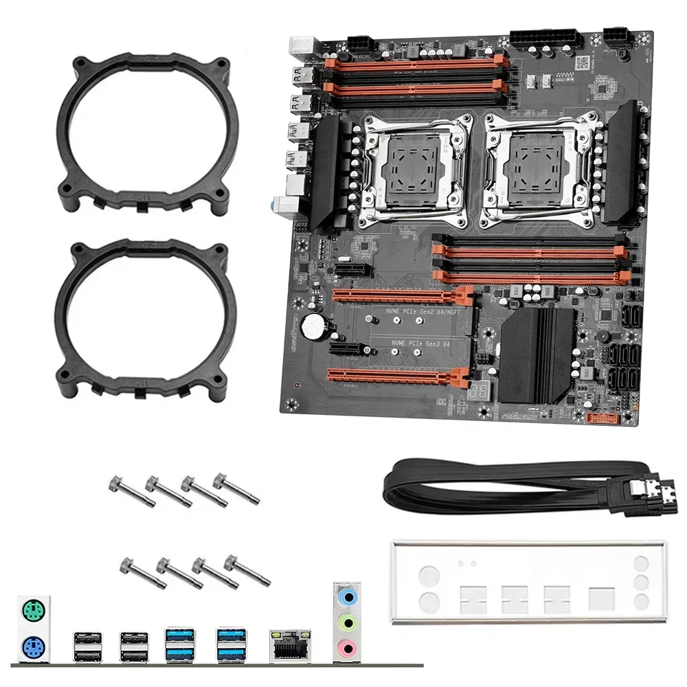 Kit de Placa Base para Juegos  - X99 Dual Cpu Motherboard Combo reseña y precio