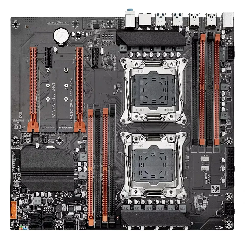 Kit de Placa Base para Juegos  - X99 Dual Cpu Motherboard Combo reseña y precio