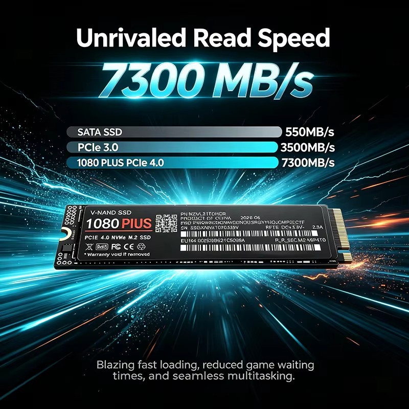 SSD NVMe M.2 para Juegos 1080  - M.2 Nvme 4Tb Pcie 4.0 Ssd reseña y precio