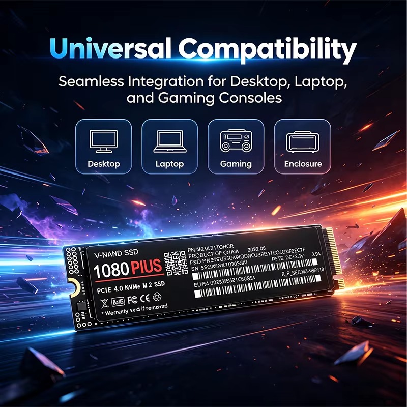 SSD NVMe M.2 para Juegos 1080  - M.2 Nvme 4Tb Pcie 4.0 Ssd reseña y precio
